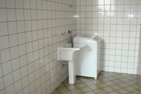 Área de serviços do Residencial Habitar.